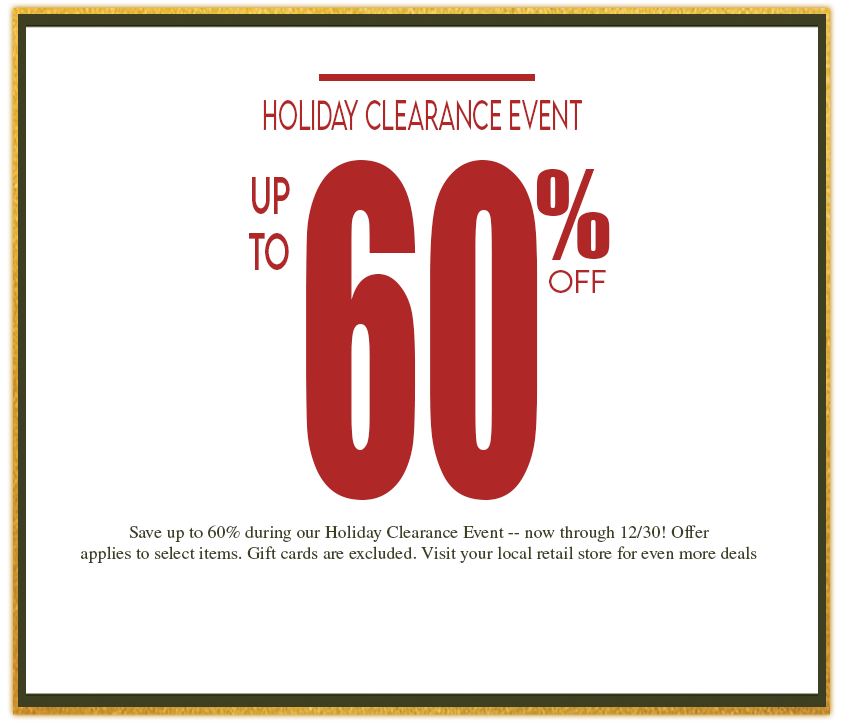 up to 60% off!