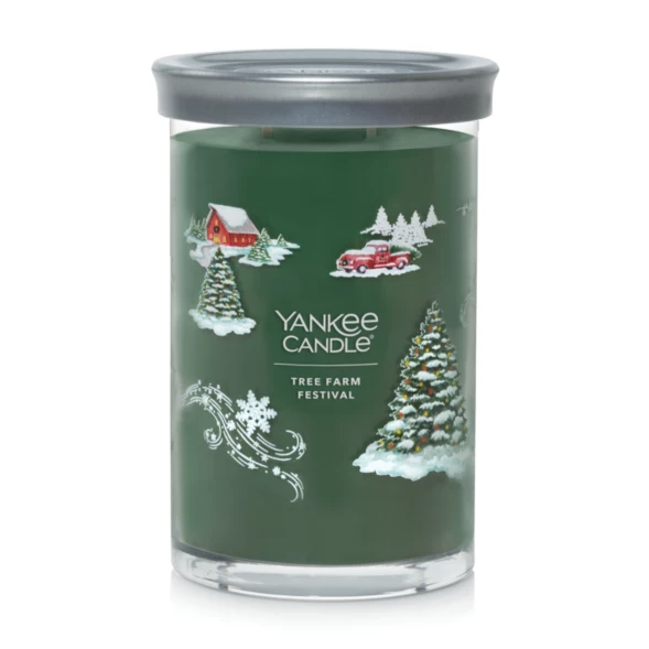 Tree Farm Festival Candle, Signature Large Tumbler Candle