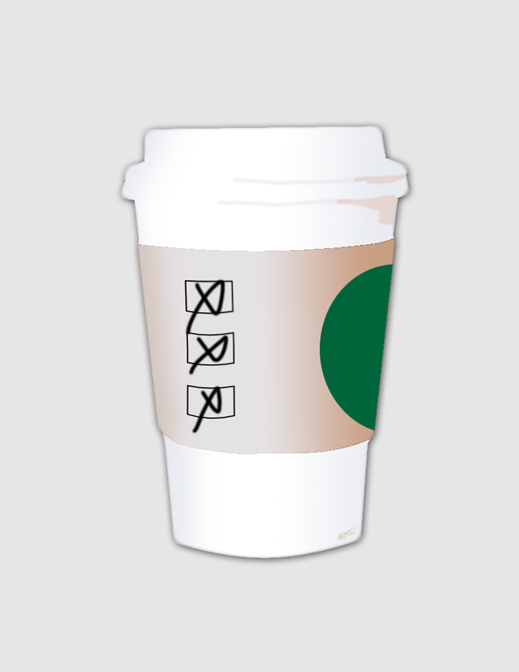 coffee cup illustration