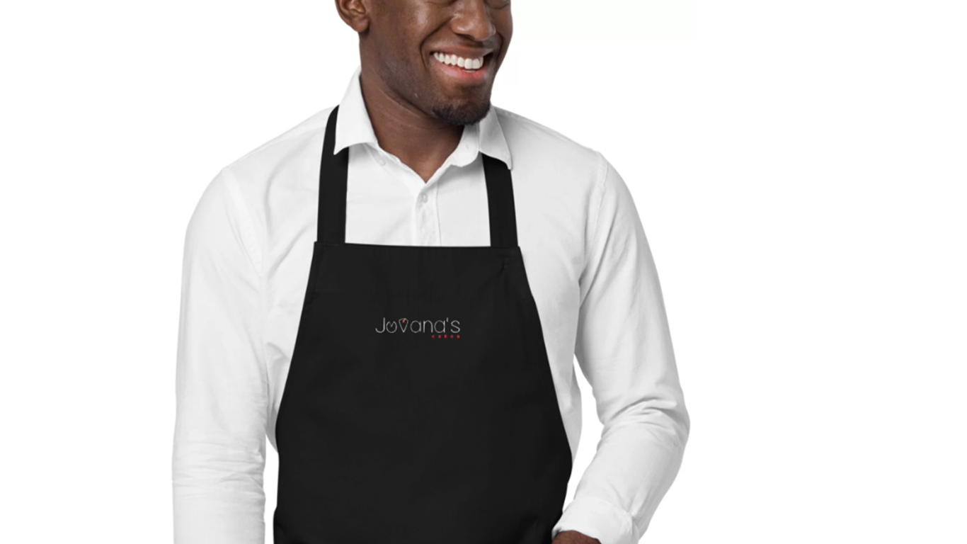 Branded apron mock up